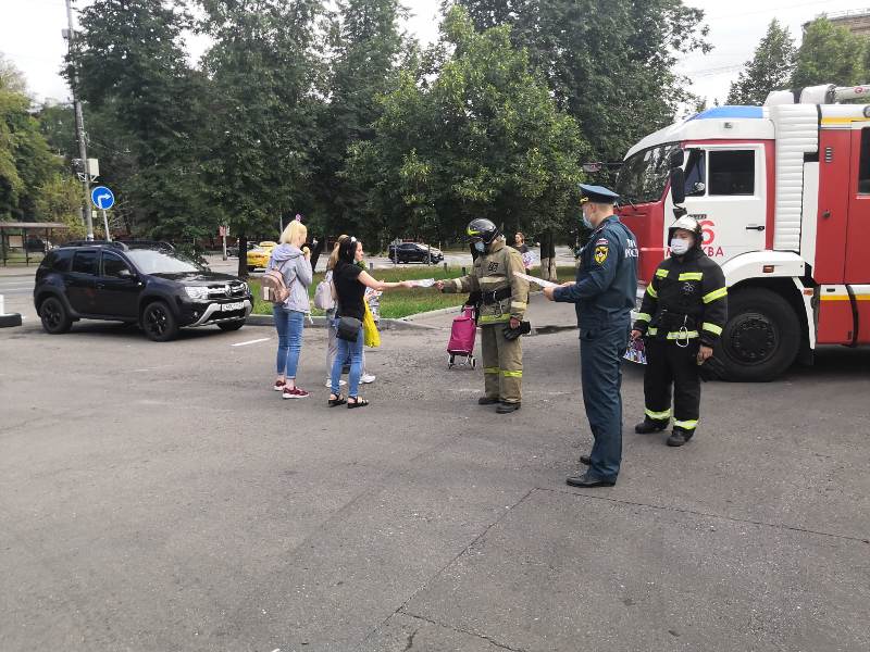 Акция «Пожарам — НЕТ!» прошла в Восточном округе столицы