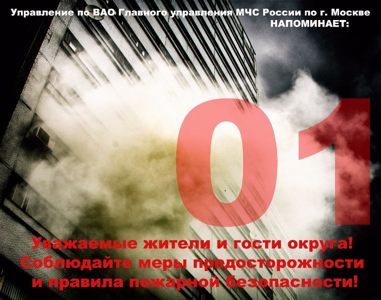 В МЧС ВАО напомнили о мерах предосторожности при ухудшении погодных условий