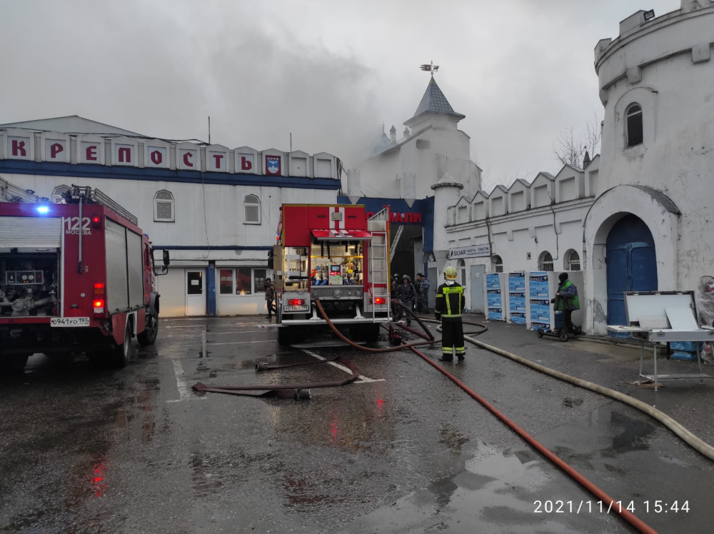 Пожарные ВАО успешно ликвидировали возгорание на улице Советской